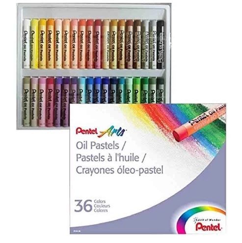 Giz Pastel C/36 Cores - Pentel