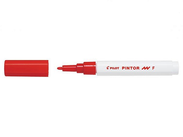 Marcador Fine 1,0mm Pintor Vermelho - Pilot