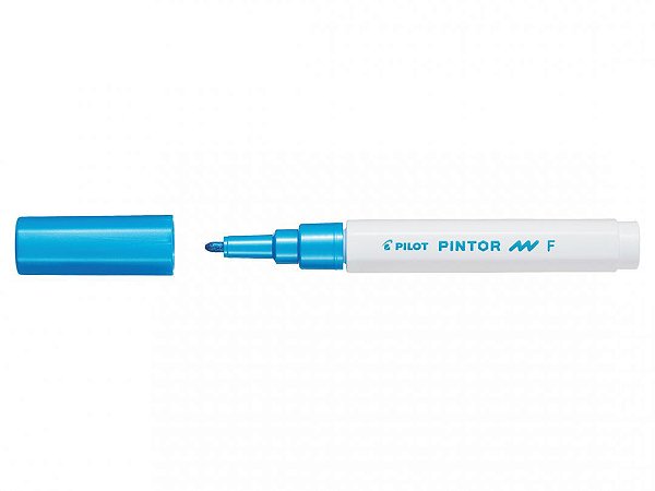 Marcador Fine 1,0mm Pintor Azul Metalico - Pilot