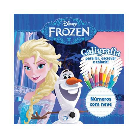 Disney Frozen - Caligrafia Numeros C/neve - Bicho