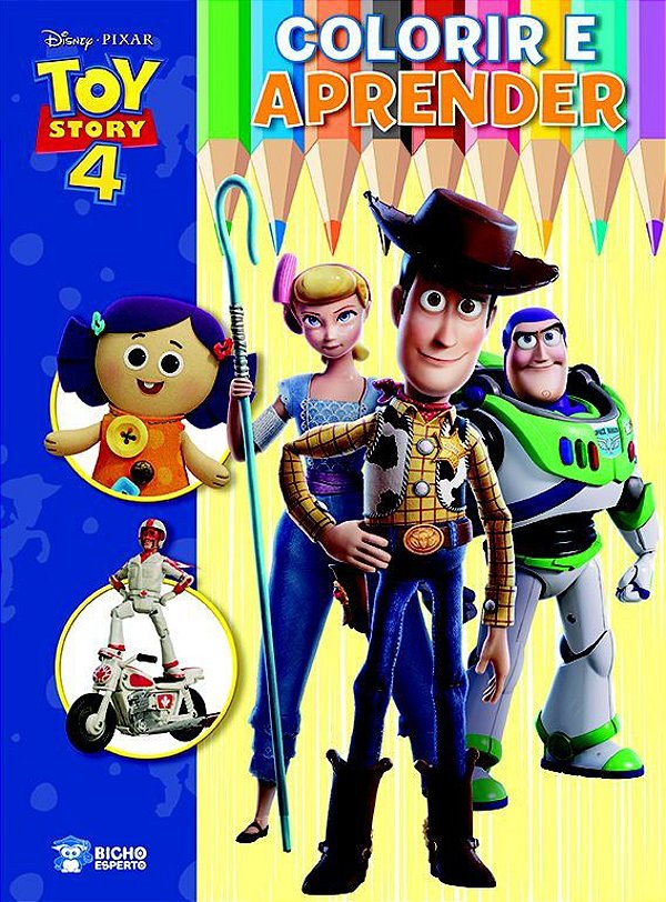 Colorir E Aprender - Disney Toy Story 4 - Bicho