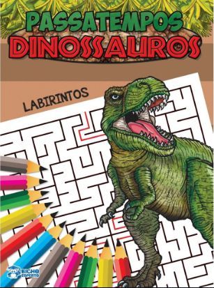 Passatempo Labirinto Dinossauros - Bicho Esperto