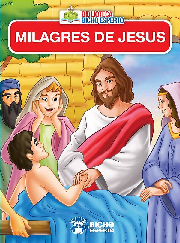 Mini Biblioteca Biblico - Milagres Jesus - Bicho E
