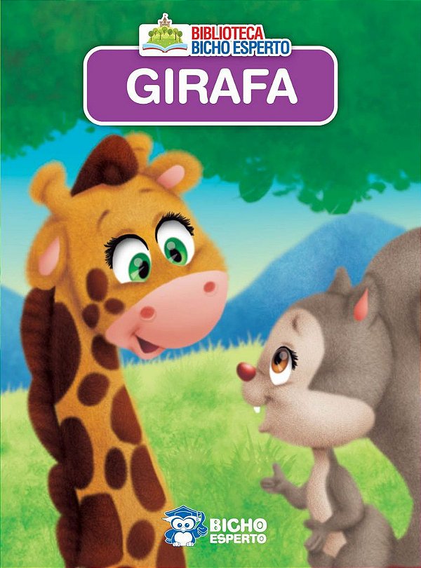 Mini Biblioteca Animais - Girafa - Bicho Esperto