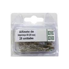 Alfinete Seg N/00 25mm C/25 A�o Niquelado - Acc