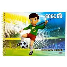 Caderno Esp Cartografia Cd 60f Soccer - Sd
