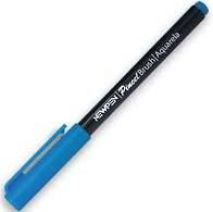 Pincel Brush Pen Azul Ciano - Newpen