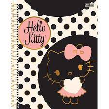 Caderno Esc C/furos 1m 80f Hello Kitty - Sd