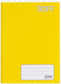 Caderno Broc Cd 1m 96f Stiff Amarelo - Jandaia