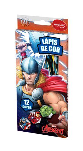 Lapis De Cor C/12 Avengers - Molin