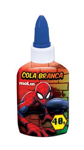 Cola Branca 40g Spiderman - Molin