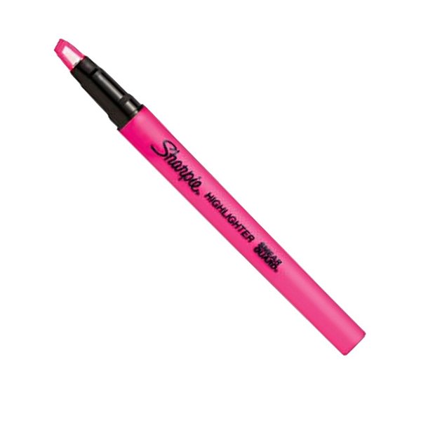 Marca Texto Highlighter Clear View Rosa - Sharpie