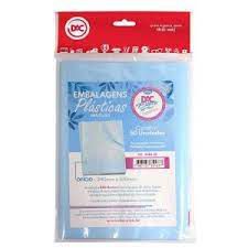Envelope Plastico Oficcio C/50 Breeze Azul - Dac