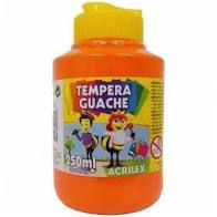 Tempera Guache 250ml Laranja - Acrilex