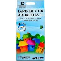 Lapis De Cor C/12 Cores Aquarelavel - Acrilex