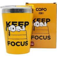 Copo Viagem Snap 300ml Snoopy Focus - Zona