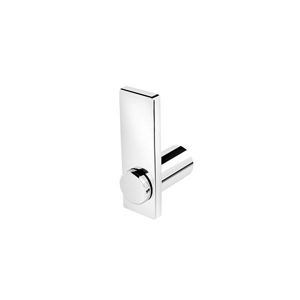 Cabide Para Banheiro Inox Prata Polido Patmos 1010PM