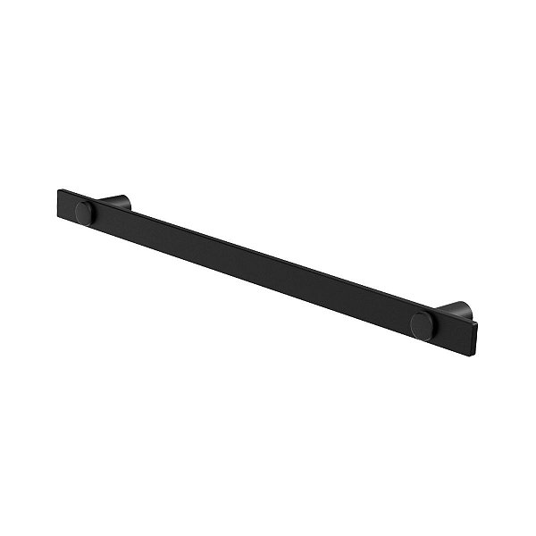 Porta Toalha Para Banheiro 55cm Inox Black Satin Patmos 1030055PM