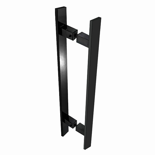 Puxador Para Porta Em Inox Preto Acetinado Portas: Madeira Pivotante Vidro Alumínio Perseu 3000PS