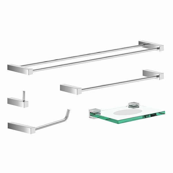 Kit De Acessórios Para Banheiro Troia 2090TR