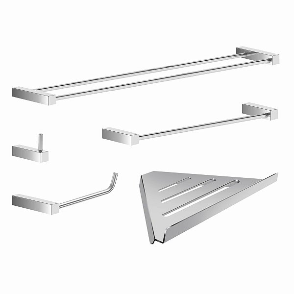 Kit De Acessórios Para Banheiro Troia 2160TR