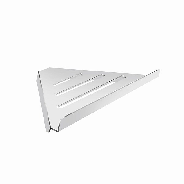 Prateleira Suporte Canto Em Inox Grega