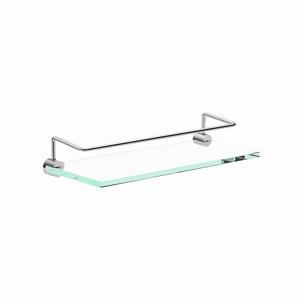 Prateleira Com Proteção Porta Shampoo Em Vidro Orion