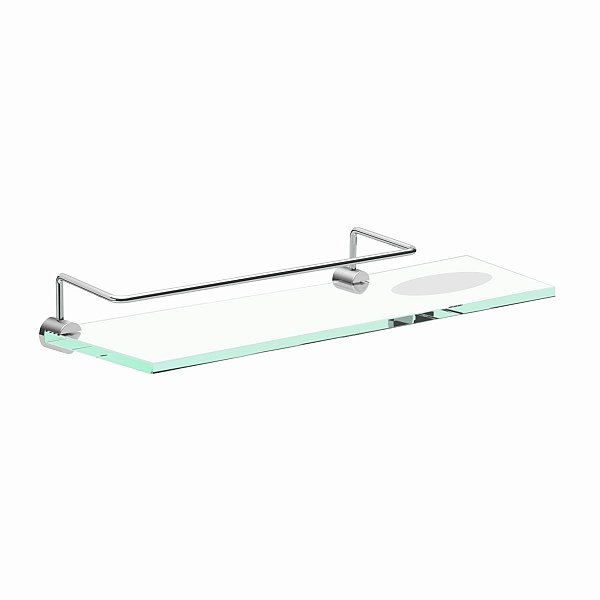 Prateleira Tripla Porta Shampoo Em Vidro Orion