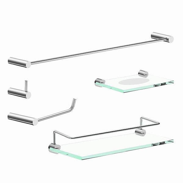 Kit De Acessórios Para Banheiro Orion 2100OR