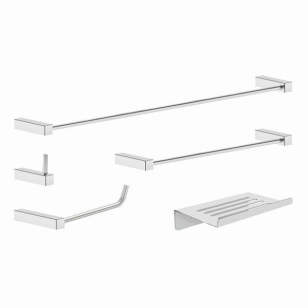 Kit De Banheiro Acessórios Em Aço Inox Sparta 2180SP