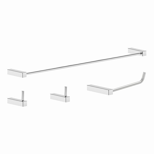 Kit De Banheiro Acessórios Em Aço Inox Sparta 2050SP