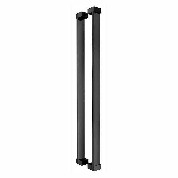 Puxador Para Portas Apolo Aço Inox Preto Fosco