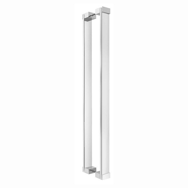 Puxador Para Portas Apolo Aço Inox Polido Alto Brilho