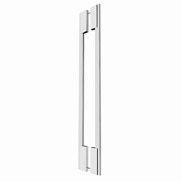 Puxador Para Portas Zeus Aço Inox Polido Alto Brilho