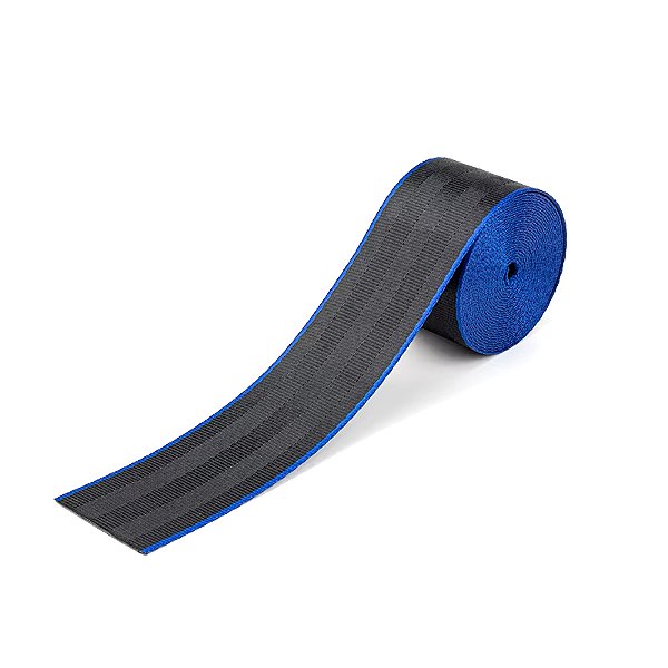 Fita Cinto Segurança Clubsport Preto/Azul