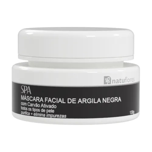 MASCARA FACIAL DE ARGILA NEGRA LIMPEZA E HIDRATAÇÃO 130g - GSM Distribuidor de Cosméticos MASCARA FACIAL DE ARGILA NEGRA LIMPEZA E HIDRATAÇÃO 130g - GSM Distribuidor de Cosméticos