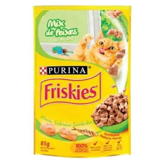 Friskies Sache Mix De Peixe ao Molho 85 g