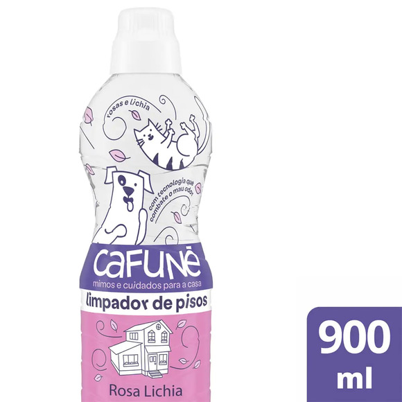 Limpa Pisos Rosas e Lichia Cafuné 900 ml