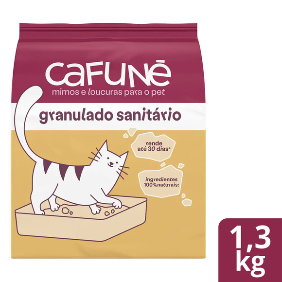 Granulado Sanitário para Gatos Cafuné 1,3kg