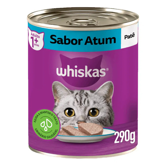 Ração Úmida Whiskas Patê Atum 290 g