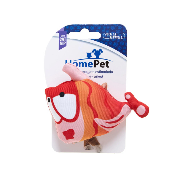Brinquedo Peixe Amoroso com Catnip HomePet Único