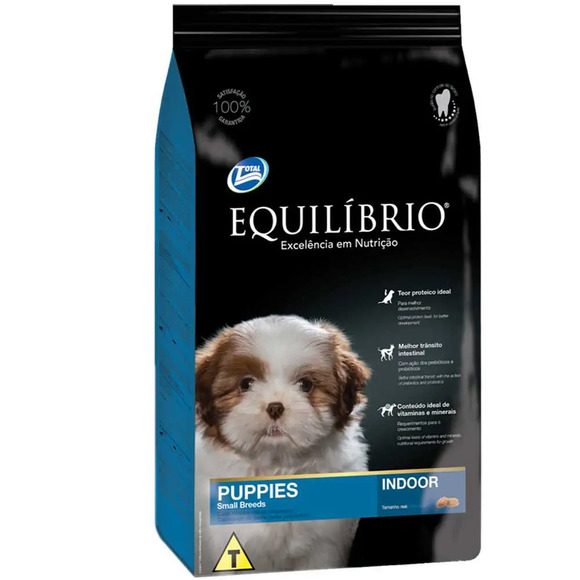 Ração Equilíbrio Cães Filhotes Small Breeds 2 kg