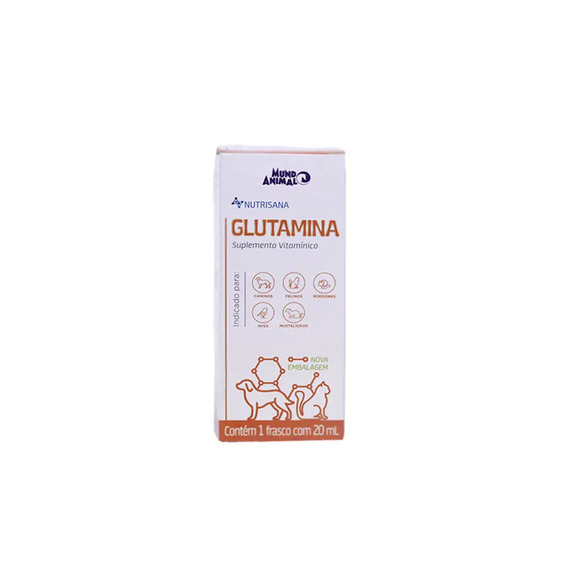 Suplemento Alimentar Glutamina Nutrisana 20ml