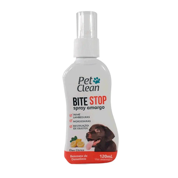 Spray Amargo Bite Stop Pet Clean 120 ml