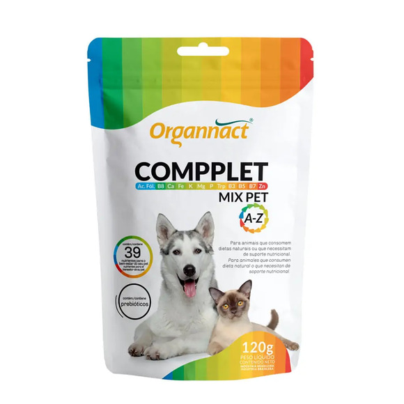 Suplemento Compplet Mix Pet A-Z Organnact 120 g