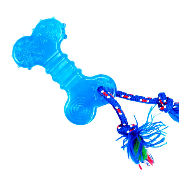 Brinquedo Dentalbone Flat com Corda Odontopet Até 15kg