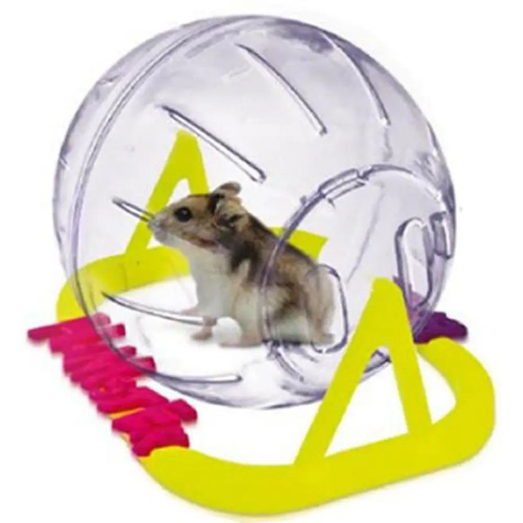 Globo Hamster Ball Pequeno 13Cm Único