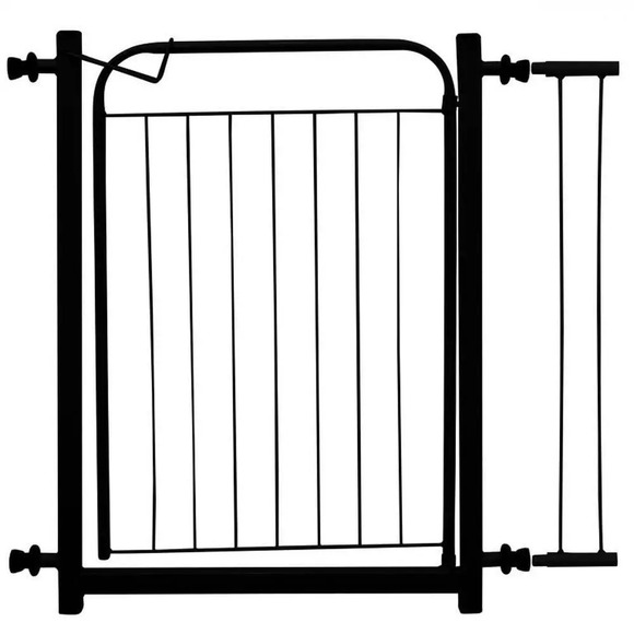 Grade de Porta com Extensor Açomix Preto Único