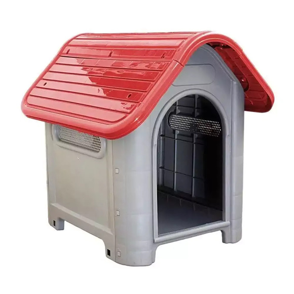 Casa Casinha De Cachorro Mecpet Média Desmontável Vermelho N.3