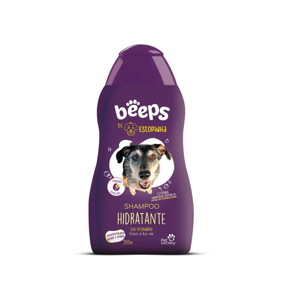 Shampoo Hidratante Estopinha Beeps Pet Society 500 ml